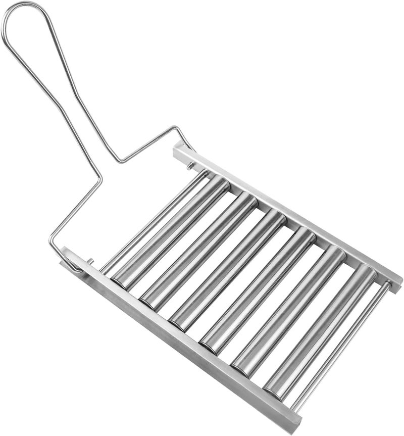 VinBee Hotdog Roller Stainless Steel Hot Dog Sausage Roller Rack BBQ Sausage Roller Rack Hot Dog Roller for Grill Evenly Cooked Hot Dogs(Small) - Image 1